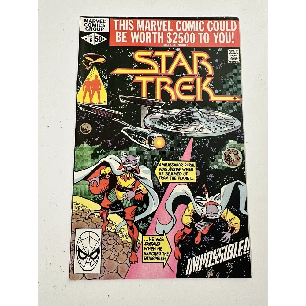 STAR TREK Lot Of 2 #1 #6 Marvel‎ 1979 Star-studded 23rd Century Odyssey Today